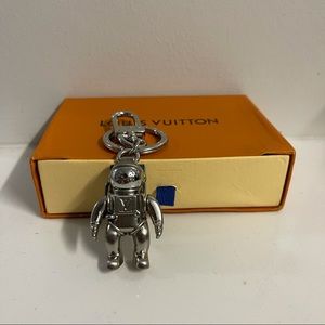 Louis Vuitton Silver Astronaut Key Holder Charm